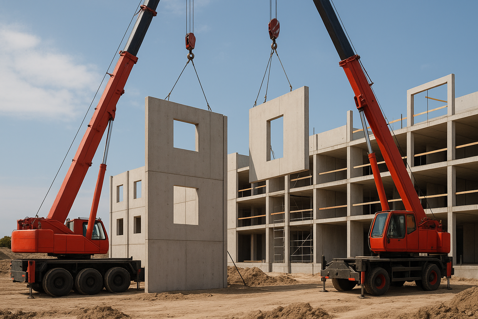 Prefabrik Beton Eleman Montajı